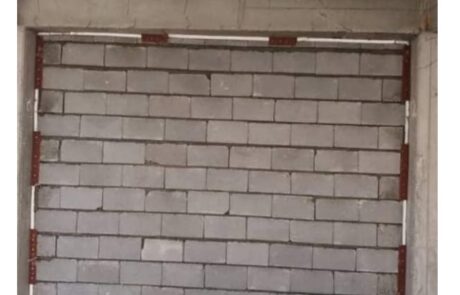 جدا سازی دیوار از ستون و سقف با استفاده از نبشی منقطع