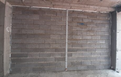 جداسازی از ستون و سقف با استفاده از آهن گالوانیزه