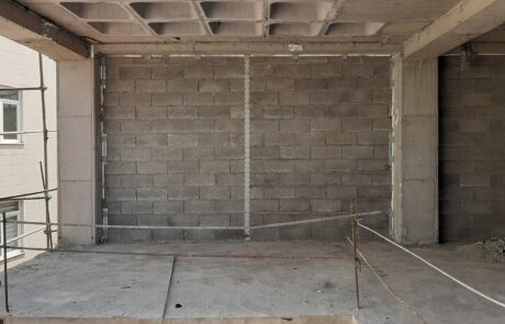 جداسازی از ستون و سقف با استفاده از آهن گالوانیزه