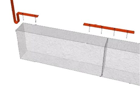 جدا سازی دیوار از جنس هبلکس از ستون با استفاده از بست رادیکالی
